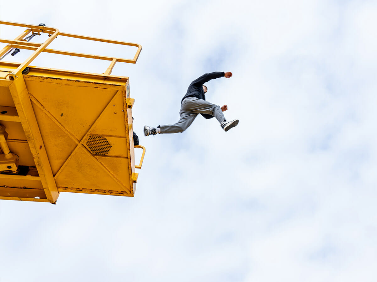 Animation chute libre