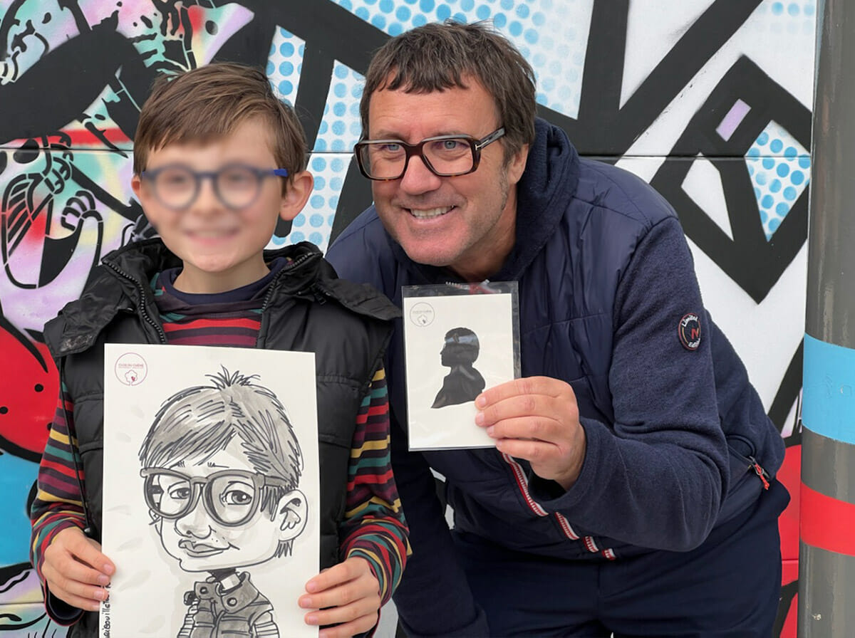 Animation caricature Anniversaire-Inauguration