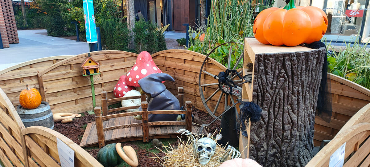 Scénographie Halloween extérieur