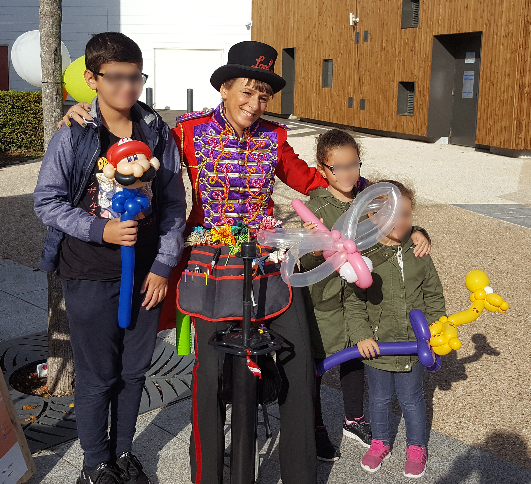 Animations anniversaire : distributions de ballons